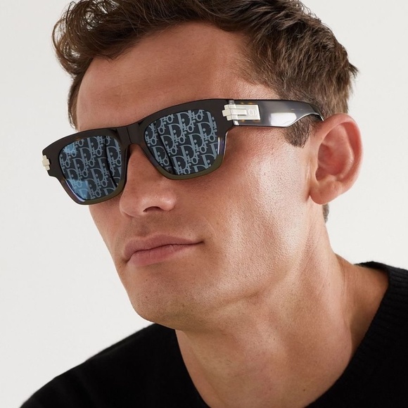 NWT DIOR DiorBlackSuit XL - S2U Square-Frame Tortoiseshell Acetate Sunglasses - Picture 1 of 8